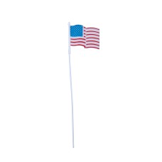 American Flag Pick, Sign, Cake Topper - Red, White and Blue (Lot of 1 Bag - 12 Pcs Per Bag) SALE ITEM